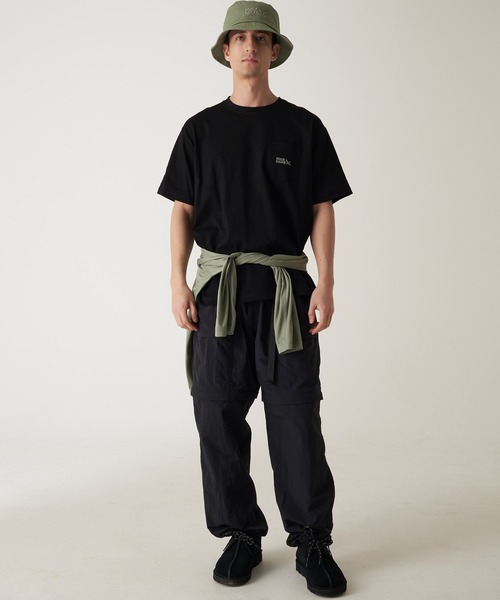 Eddie Bauer(エディーバウアー)の「EBロゴ刺繍 ポケット 半袖 Tシャツ(Tシャツ/カットソー・メンズ・ブラック/サックスブルー/ホワイト/ピンク/ベージュ/ネイビー・S/M/L/XL/XXL)」の9枚目の写真