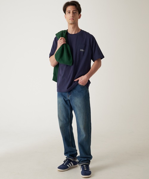 Eddie Bauer(エディーバウアー)の「EBロゴ刺繍 ポケット 半袖 Tシャツ(Tシャツ/カットソー・メンズ・ブラック/サックスブルー/ホワイト/ピンク/ベージュ/ネイビー・S/M/L/XL/XXL)」の11枚目の写真