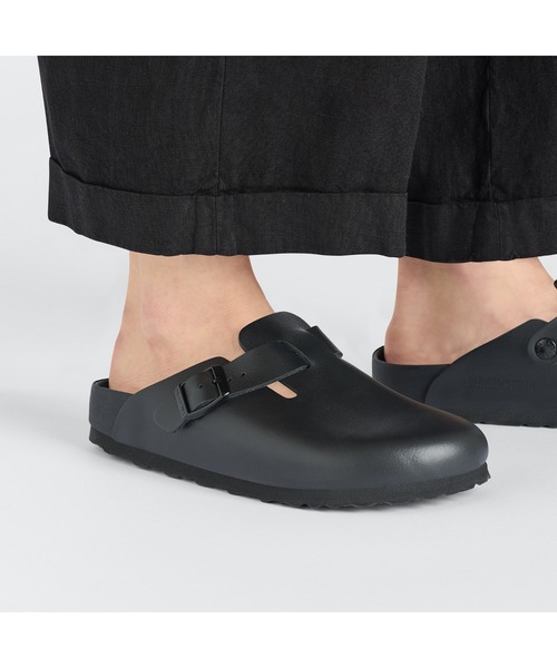 BIRKENSTOCK ボストン　ブラック　スムースレザー　42 27cm Boston Chunky / ボストン チャンキー スムースレザー ブラック
