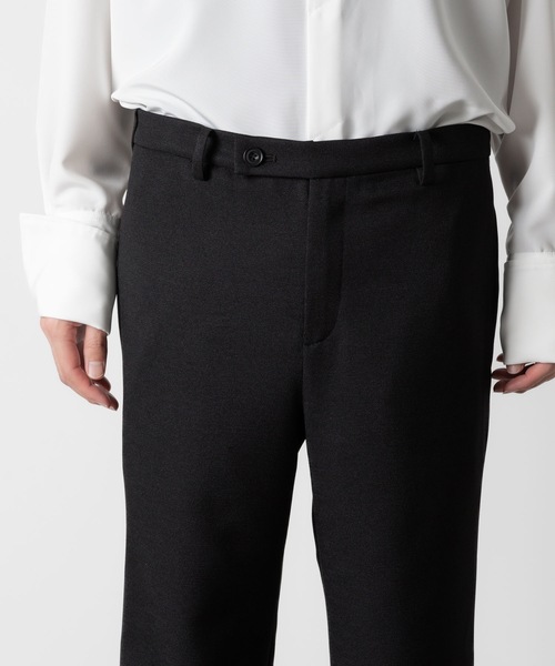 SLUB TWEED FLAIR PANTS（スラックス）｜ato（アトウ）のファッション