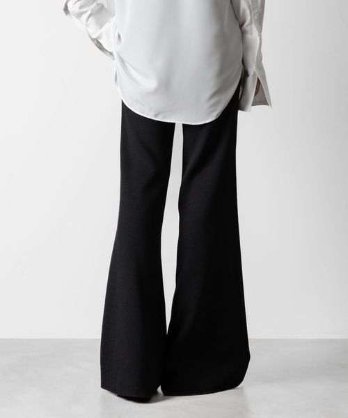 ato（アトウ）の「SLUB TWEED FLAIR PANTS（スラックス・メンズ・ブラック/ライトブラウン・44/46/48）」の7枚目の写真