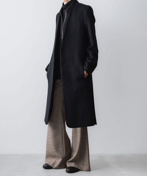 SLUB TWEED FLAIR PANTS（スラックス）｜ato（アトウ）のファッション