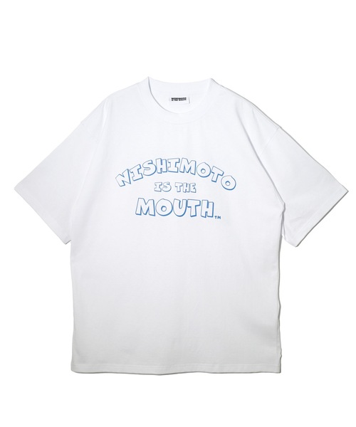 NISHIMOTO IS THE MOUTH(ニシモト イズ ザ マウス)の「S/S TEE | NISHIMOTO IS THE MOUTH(Tシャツ/カットソー・メンズ・ホワイト/ブラック・SMALL/MEDIUM/LARGE/X-LARGE/XX-LARGE)」の1枚目の写真