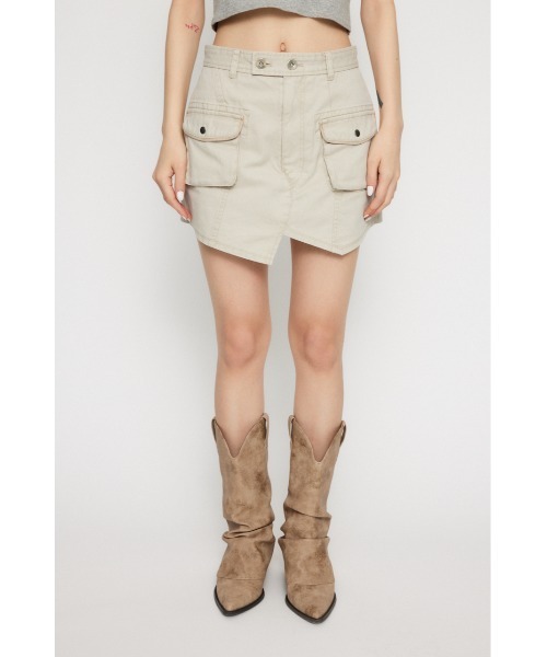 LAGUA GEM(ラグアジェム)の「MILITARY USED ミニスコート(カーゴパンツ・レディース・カーキ/ブラウン/アイボリー・X-SMALL/SMALL/MEDIUM)」の20枚目の写真