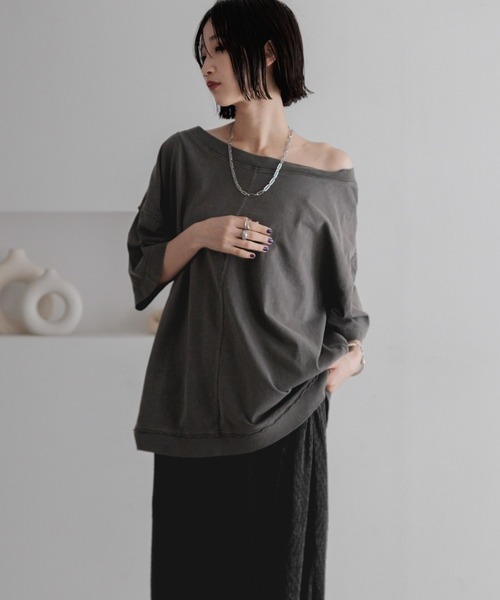 セール】2WAYオフショルプルオーバーSS 452022（Tシャツ