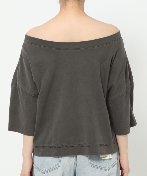 LOWRYS FARM（ローリーズファーム）の「２ＷＡＹオフショルプルオーバーＳＳ　 452022（Tシャツ/カットソー・レディース・チャコールグレー/ピンク/アイボリー・SHORT/LONG）」の19枚目の写真