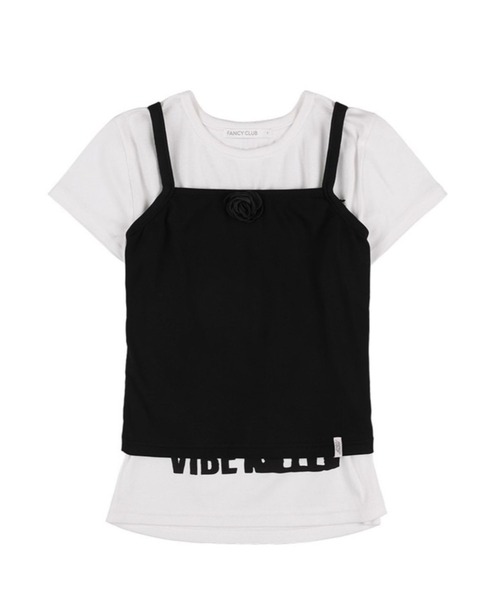 FANCY CLUB(ファンシークラブ)の「★K-POPアイドル着用 FANCY CLUB/3WAYレタリングT(Tシャツ/カットソー・レディース・レッド/ブラック・FREE)」の6枚目の写真