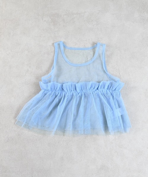 MARKEY'S(マーキーズ)の「2ピースチュールワンピース(ワンピース・キッズ・ライトピンク/オフホワイト/チャコール・90/100/110/120/130/140/150)」の10枚目の写真