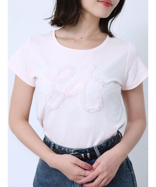 EATME（イートミー）の「フリルモチーフTシャツ（Tシャツ/カットソー・レディース・オフホワイト/ピンク/イエロー・FREE）」の22枚目の写真