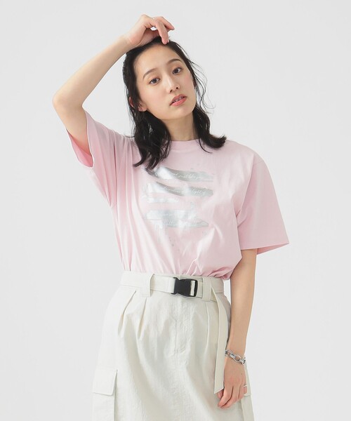 【新品 未使用】JUMPONE JUMPプリント ピンク Tシャツ T2-175UD-pink【体操女子GYMNAST名入れTシャツ・ピンク / ユニ