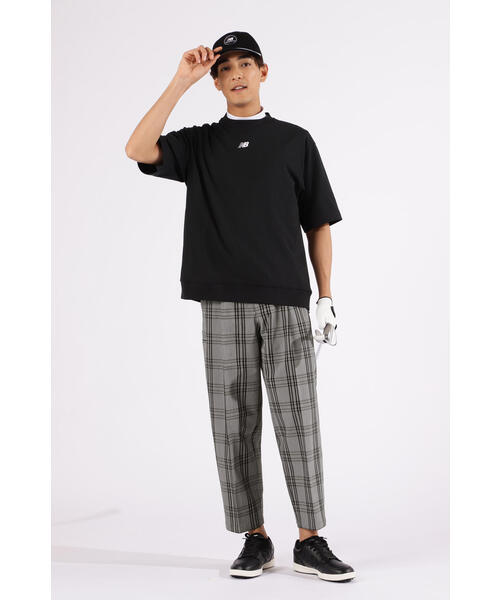 New Balance Golf(ニューバランスゴルフ)の「【new balance golf】ダブルチェック柄 ワンタック ワイド ロングパンツ (MENS)(その他パンツ・メンズ・ベージュ系その他/グレー系その他3・SMALL/MEDIUM/LARGE/XX-LARGE/X-LARGE/XXX-LARGE)」の3枚目の写真