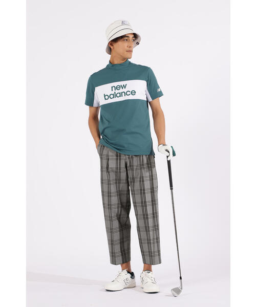 New Balance Golf(ニューバランスゴルフ)の「【new balance golf】ダブルチェック柄 ワンタック ワイド ロングパンツ (MENS)(その他パンツ・メンズ・ベージュ系その他/グレー系その他3・SMALL/MEDIUM/LARGE/XX-LARGE/X-LARGE/XXX-LARGE)」の5枚目の写真