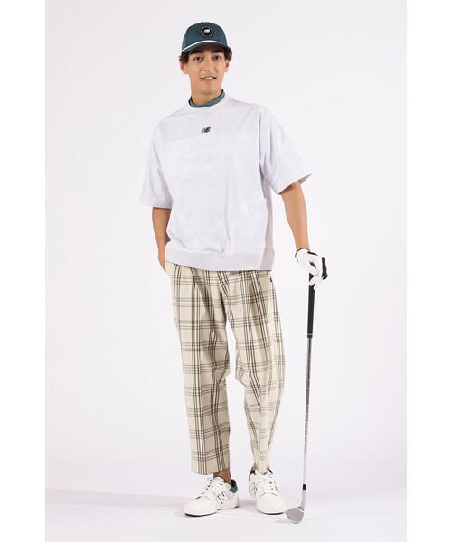 New Balance Golf(ニューバランスゴルフ)の「【new balance golf】ダブルチェック柄 ワンタック ワイド ロングパンツ (MENS)(その他パンツ・メンズ・ベージュ系その他/グレー系その他3・SMALL/MEDIUM/LARGE/XX-LARGE/X-LARGE/XXX-LARGE)」の12枚目の写真