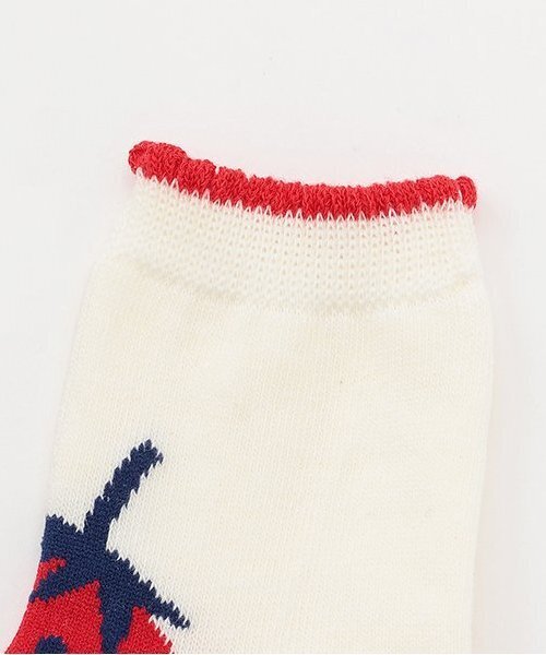baby cheer（ベイビーチアー）の「いちごクルーソックス（ソックス/靴下・キッズ・ホワイト系・9-11cm/11-13cm/13-15cm/15-17cm）」の3枚目の写真