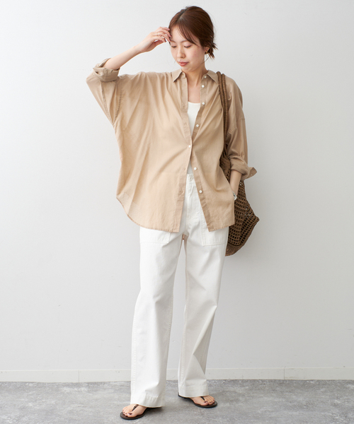シアーカシュクールシャツ（シャツ/ブラウス）｜Spick & Span