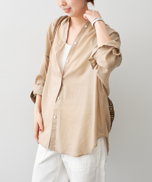 Spick & Span シアーカシュクールシャツ シアーカシュクールシャツ（シャツ/ブラウス）｜Spick & Span