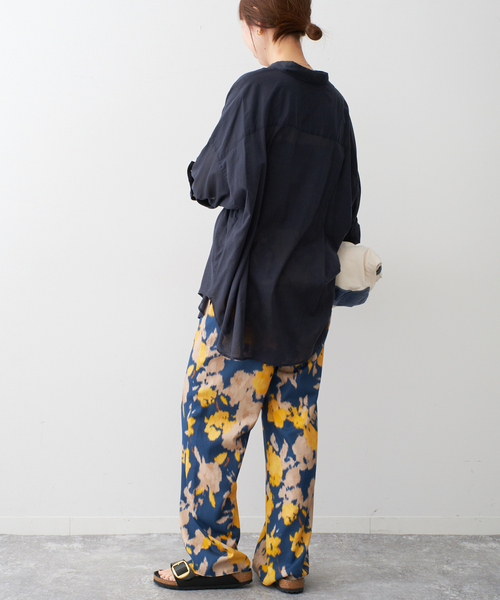 【未使用】Spick and Spanシアーカシュクールシャツ ベージュ スピック＆スパン Spick & Span シアーカシュクールシャツ