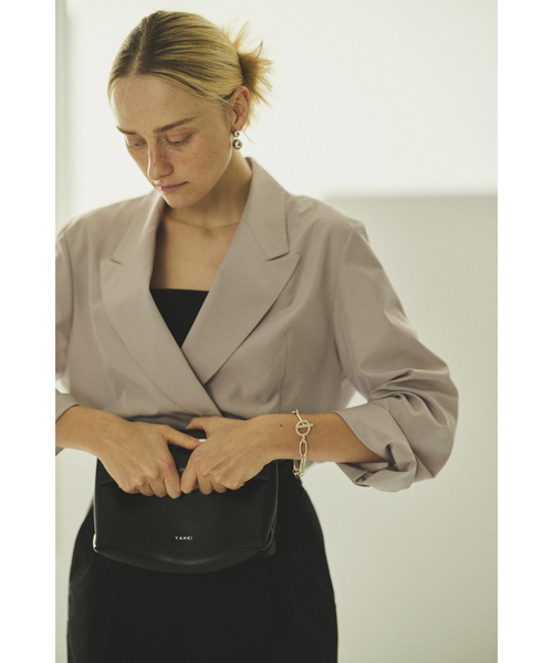 Rouge vif(ルージュヴィフ)の「【ADRAR/アドラル】リンクチェーンブレスレット Rectangle link Chain BL(ブレスレット・レディース・シルバー・フリー)」の7枚目の写真