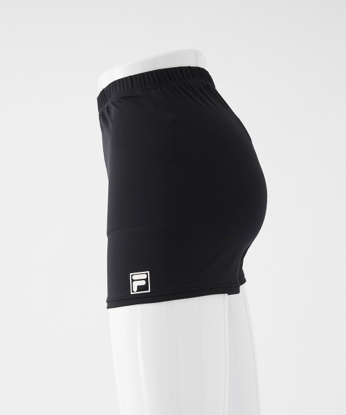 FILA GOLF(フィラゴルフ )の「【FILA GOLF:フィラゴルフ】レディースショートレギンス ゴルフ 接触冷感 吸汗速乾(レギンス/スパッツ・レディース・ブラック・L/XL/S/M)」の3枚目の写真