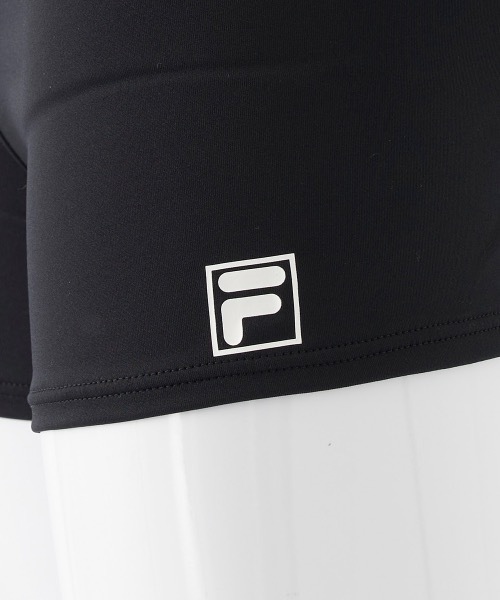 FILA GOLF(フィラゴルフ )の「【FILA GOLF:フィラゴルフ】レディースショートレギンス ゴルフ 接触冷感 吸汗速乾(レギンス/スパッツ・レディース・ブラック・L/XL/S/M)」の4枚目の写真
