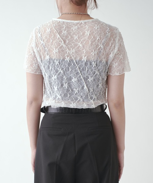 Lui's(ルイス)の「メローデザイントップス(Tシャツ/カットソー・レディース・ブラック/ベージュ/ホワイト・FREE)」の18枚目の写真