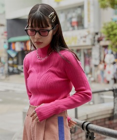 新品タグ付☆OLLEBOREBLA☆キツネ ブタ ロングニットチュニック M ALBEROBELLO（チュニック）のフリマアイテム一覧