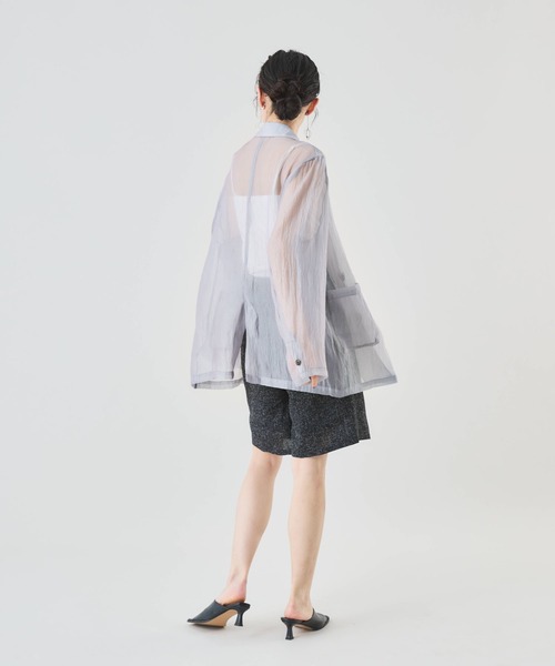 Muscat(マスカット)の「【セットアップ可】サマーツイードタックハーフパンツ(その他パンツ・レディース・ブラウン/ブラック/ライトグレー/クリーム・F)」の13枚目の写真