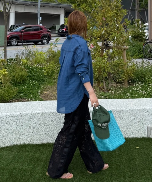 Doux archives（ドゥアルシーヴ）の「サイドラインレースパンツ（その他パンツ・レディース・アイボリー/ブラック・FREE）」の21枚目の写真