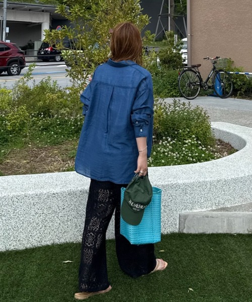 Doux archives（ドゥアルシーヴ）の「サイドラインレースパンツ（その他パンツ・レディース・アイボリー/ブラック・FREE）」の22枚目の写真