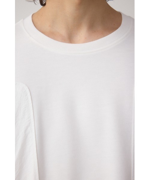 AZUL by moussy(アズールバイマウジー)の「ダブルポケットプルオーバー(Tシャツ/カットソー・メンズ・ライトカーキ/ブラック/オフホワイト・MEDIUM/LARGE)」の5枚目の写真