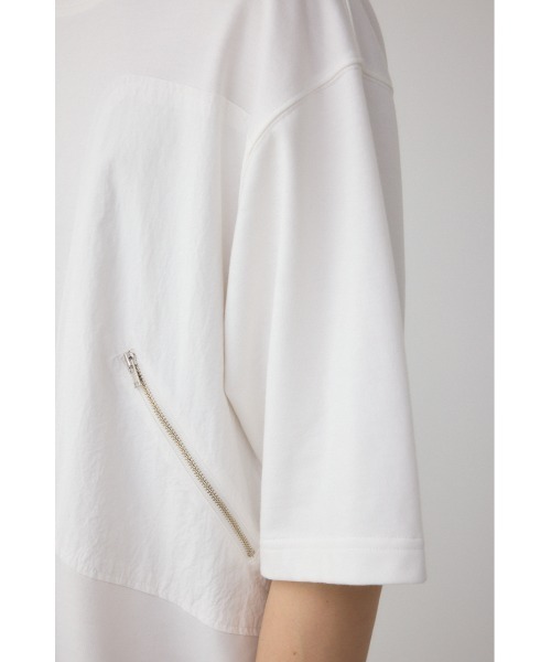 AZUL by moussy(アズールバイマウジー)の「ダブルポケットプルオーバー(Tシャツ/カットソー・メンズ・ライトカーキ/ブラック/オフホワイト・MEDIUM/LARGE)」の6枚目の写真