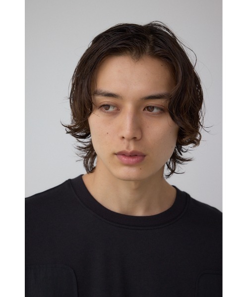 AZUL by moussy(アズールバイマウジー)の「ダブルポケットプルオーバー(Tシャツ/カットソー・メンズ・ライトカーキ/ブラック/オフホワイト・MEDIUM/LARGE)」の9枚目の写真