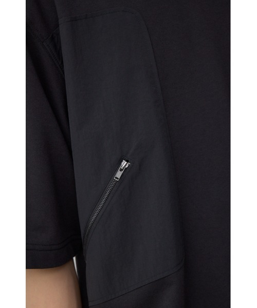 AZUL by moussy(アズールバイマウジー)の「ダブルポケットプルオーバー(Tシャツ/カットソー・メンズ・ライトカーキ/ブラック/オフホワイト・MEDIUM/LARGE)」の16枚目の写真