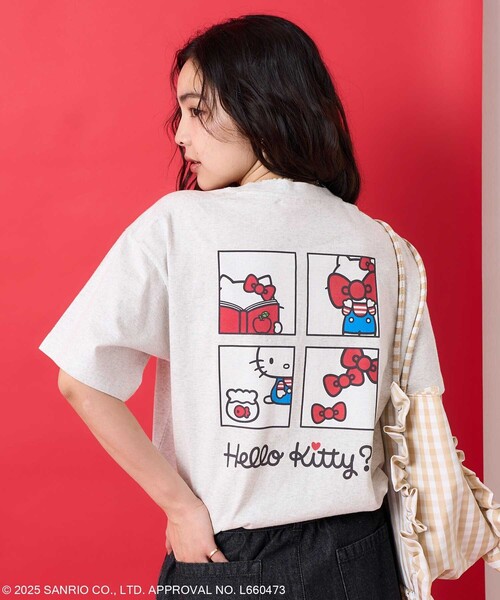 HELLOKITTYSMILE 限定 Tシャツ サンリオ セール】SANRIO/サンリオ 【限定展開】SANRIO 'HELLO KITTY