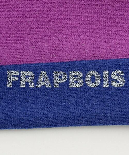 FRAPBOIS（フラボア）の「トーンストライプソックス（ソックス/靴下・レディース・エメラルド/ネイビー/ベージュ・FREE）」の7枚目の写真