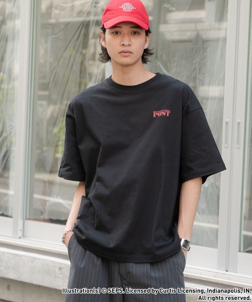 RAGEBLUE（レイジブルー）の「【THE SATURDAY EVENING POST】コラボ/プリントTシャツ（Tシャツ/カットソー・メンズ・ホワイト系その他3/ホワイト/ネイビー/ブラック/レッド・MEDIUM/LARGE）」の13枚目の写真