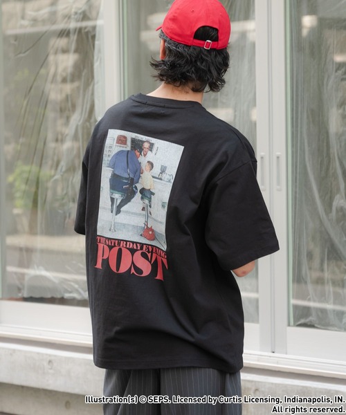 RAGEBLUE（レイジブルー）の「【THE SATURDAY EVENING POST】コラボ/プリントTシャツ（Tシャツ/カットソー・メンズ・ホワイト系その他3/ホワイト/ネイビー/ブラック/レッド・MEDIUM/LARGE）」の14枚目の写真