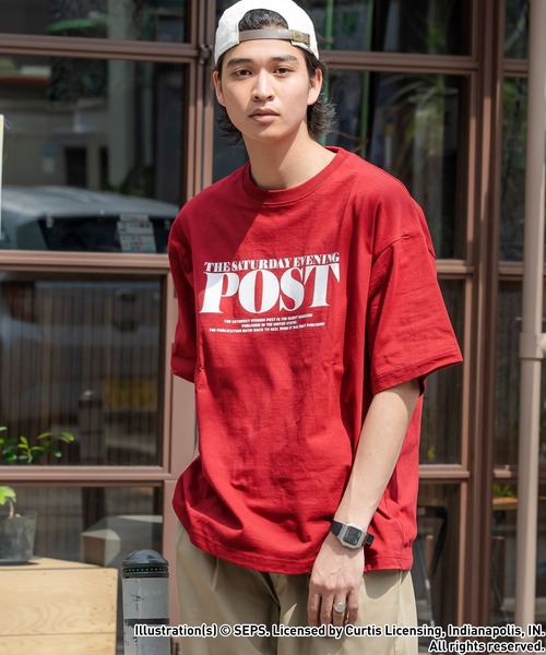 RAGEBLUE（レイジブルー）の「【THE SATURDAY EVENING POST】コラボ/プリントTシャツ（Tシャツ/カットソー・メンズ・ホワイト系その他3/ホワイト/ネイビー/ブラック/レッド・MEDIUM/LARGE）」の19枚目の写真