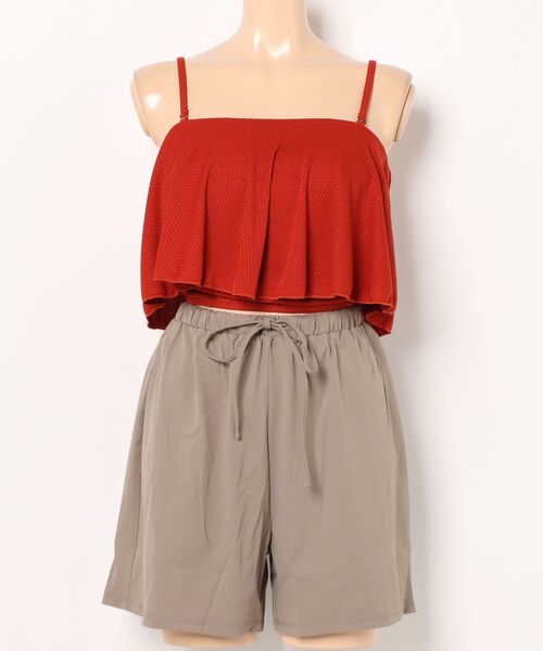 Ungrid（アングリッド）の「UNGRID/アングリッド 体型カバー/３点セット水着　651401（水着・レディース・グレー/ブラック/レッド系その他・9号）」の17枚目の写真