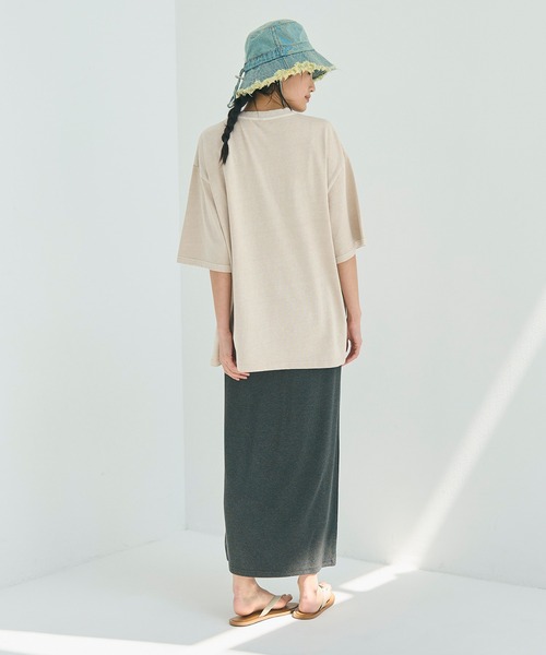 coca(coca)(コカ)の「ピグメントアソートプリントTシャツ(Tシャツ/カットソー・メンズ・ダークグリーン/チャコール/オートミール/ブルー・M/L)」の6枚目の写真
