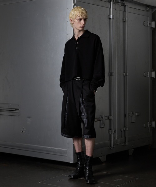 GRANCY】Layered Design Half Slacks / レイヤードデザイン