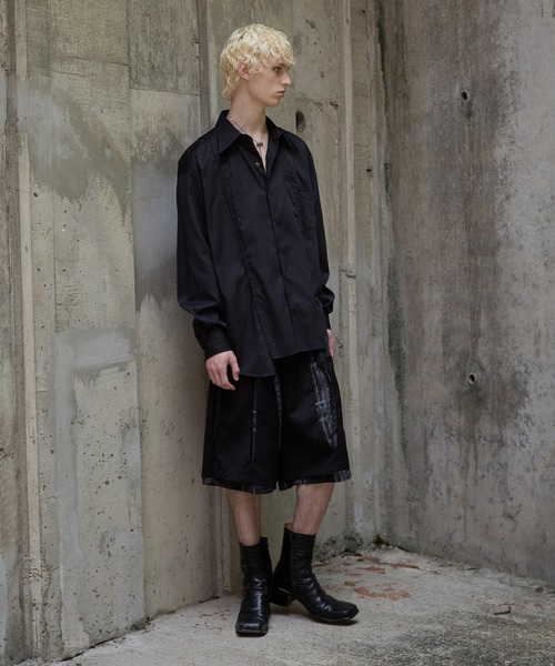GRANCY（グランシー）の「【GRANCY】Layered Design Half Slacks