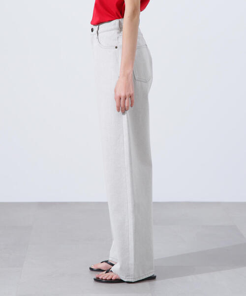 N.(N. Natural Beauty Basic)(エヌエヌナチュラルビューティーベーシック)の「ハイトーンワイドデニムパンツ(デニムパンツ・レディース・グレー・SMALL/MEDIUM)」の21枚目の写真