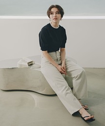 N.（N. Natural Beauty Basic） | ハイトーンワイドデニムパンツ(デニムパンツ)