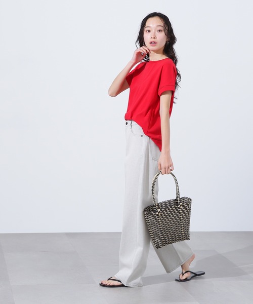 N.(N. Natural Beauty Basic)(エヌエヌナチュラルビューティーベーシック)の「ハイトーンワイドデニムパンツ(デニムパンツ・レディース・グレー・SMALL/MEDIUM)」の4枚目の写真