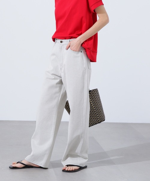 N.(N. Natural Beauty Basic)(エヌエヌナチュラルビューティーベーシック)の「ハイトーンワイドデニムパンツ(デニムパンツ・レディース・グレー・SMALL/MEDIUM)」の6枚目の写真