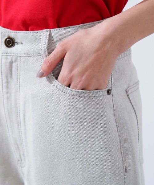 N.(N. Natural Beauty Basic)(エヌエヌナチュラルビューティーベーシック)の「ハイトーンワイドデニムパンツ(デニムパンツ・レディース・グレー・SMALL/MEDIUM)」の9枚目の写真