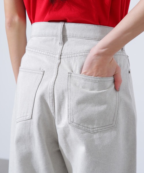 N.(N. Natural Beauty Basic)(エヌエヌナチュラルビューティーベーシック)の「ハイトーンワイドデニムパンツ(デニムパンツ・レディース・グレー・SMALL/MEDIUM)」の11枚目の写真