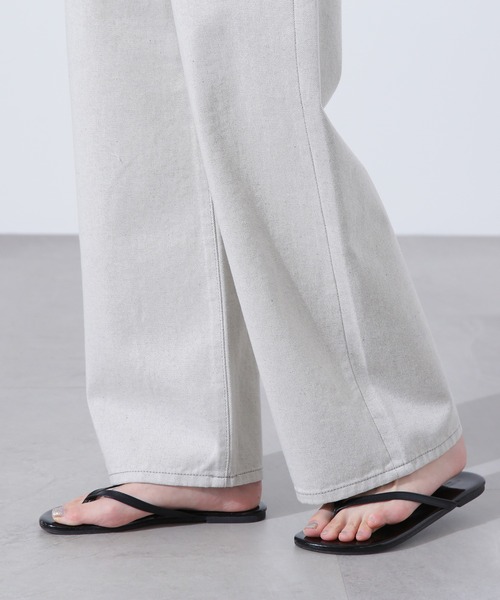 N.(N. Natural Beauty Basic)(エヌエヌナチュラルビューティーベーシック)の「ハイトーンワイドデニムパンツ(デニムパンツ・レディース・グレー・SMALL/MEDIUM)」の12枚目の写真