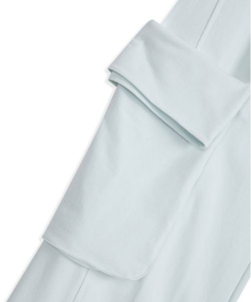 [OPEN YY]ROLLED WAIST SWEAT CARGO パンツ★新作・25SS★韓国★ OPEN YY] ROLLED WAIST SWEAT CARGO PANTS, BLUE 正規品 韓国